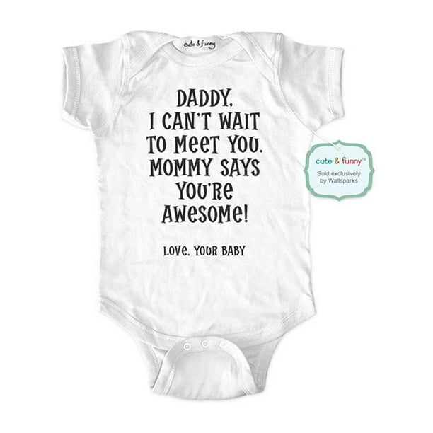 You're Going To Be A Daddy Babygrow Announcement Cool Sweet New Baby Dad Gift